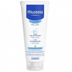 MUSTELA GEL CHEVEUX ET CORPS 2EN1 200ML 2 mustela gel cheveux et corps en ml