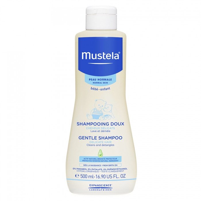 MUSTELA SHAMPOOING DOUX CHEVEUX 500ML 1 mustela shampooing doux cheveux ml