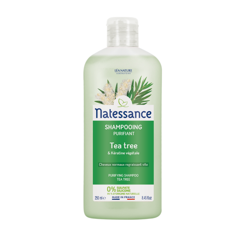 NATESSANCE SHAMPOING EQUILIBRANT TEA TREE PURIFIANT 250ML 1 natessance shampoing equilibrant tea tree purifiant ml