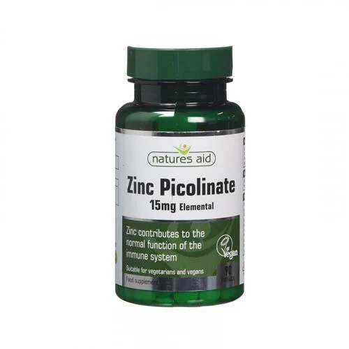 NATURES AID ZINC PICOLINATE 30 COMPRIMES 1 natures aid zinc picolinate comprimes