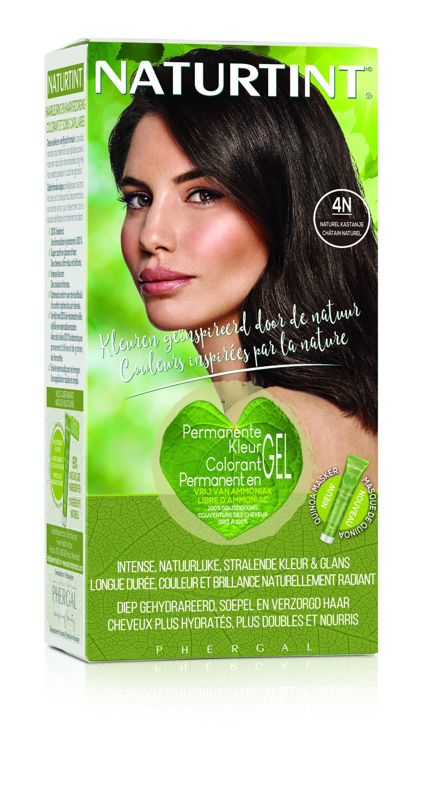 NATURTINT COLORATION PERMANANTE 4N CHATAIN NATUREL 170 ML 1 naturtint coloration permanante n chatin naturel ml