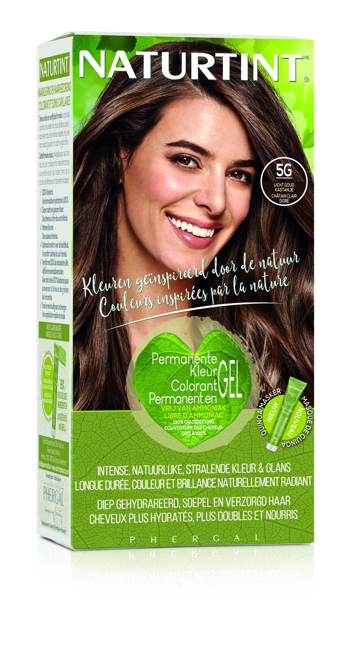 NATURTINT COLORATION PERMANANTE 5G CHATAIN CLAIR DORE 170 ML 1 naturtint coloration permanante g chatain clair dore ml