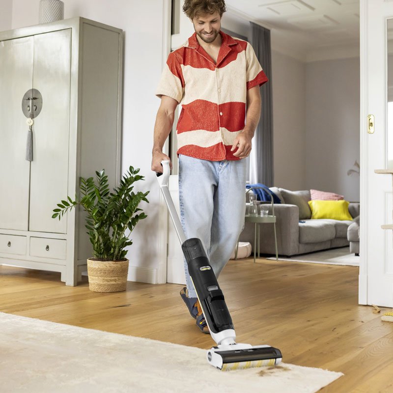 Nettoyeur De Sols KARCHER FCV 3 XtraClean 3-en-1 - Blanc 2 nettoyeur de sols k rcher fcv sans fil autonomie min