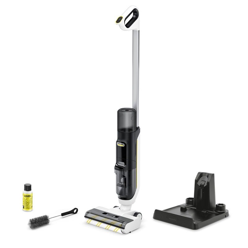 Nettoyeur De Sols KARCHER FCV 3 XtraClean 3-en-1 - Blanc 1 nettoyeur de sols k rcher fcv sans fil autonomie min