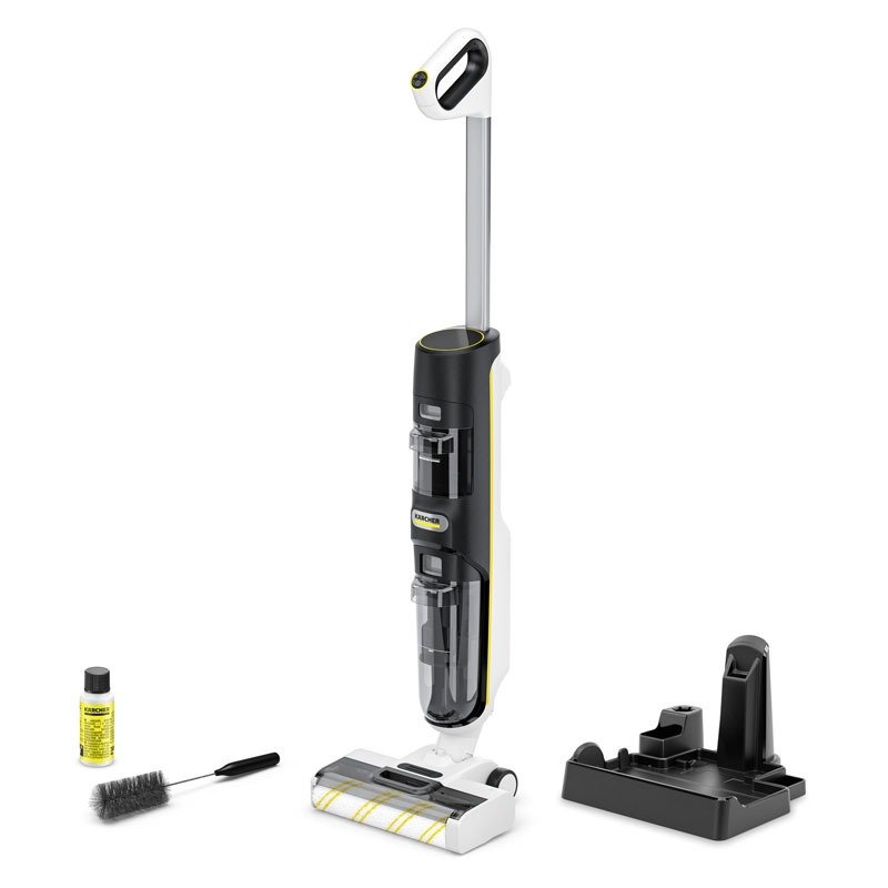 Nettoyeur De Sols KARCHER FCV 4 XtraClean 3-en-1 - Blanc 1 nettoyeur de sols karcher fcv sans fil technologie spin