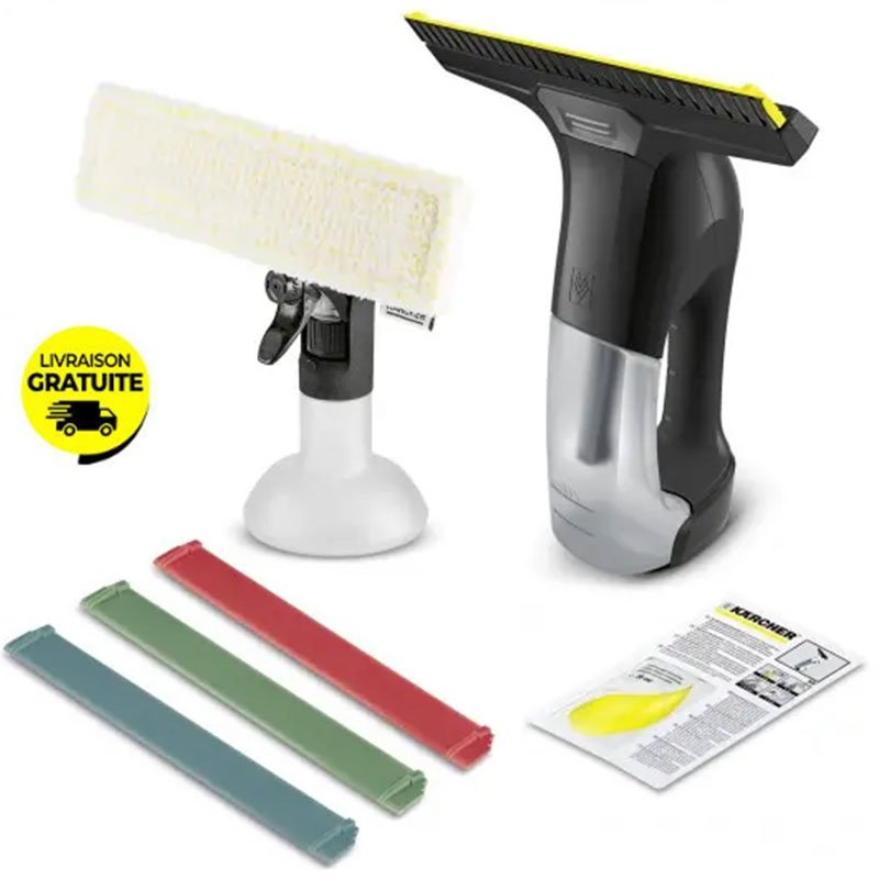 Nettoyeur De Vitre KÄRCHER WV6 Plus - Noir 1 nettoyeur de vitre k rcher wv plus noir jaune