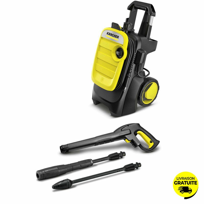 Nettoyeur Haute Pression KÄRCHER K5 Compact 2100 W - Noir&Jaune 2 nettoyeur haute pression k rcher k compact w noir jaune xxw