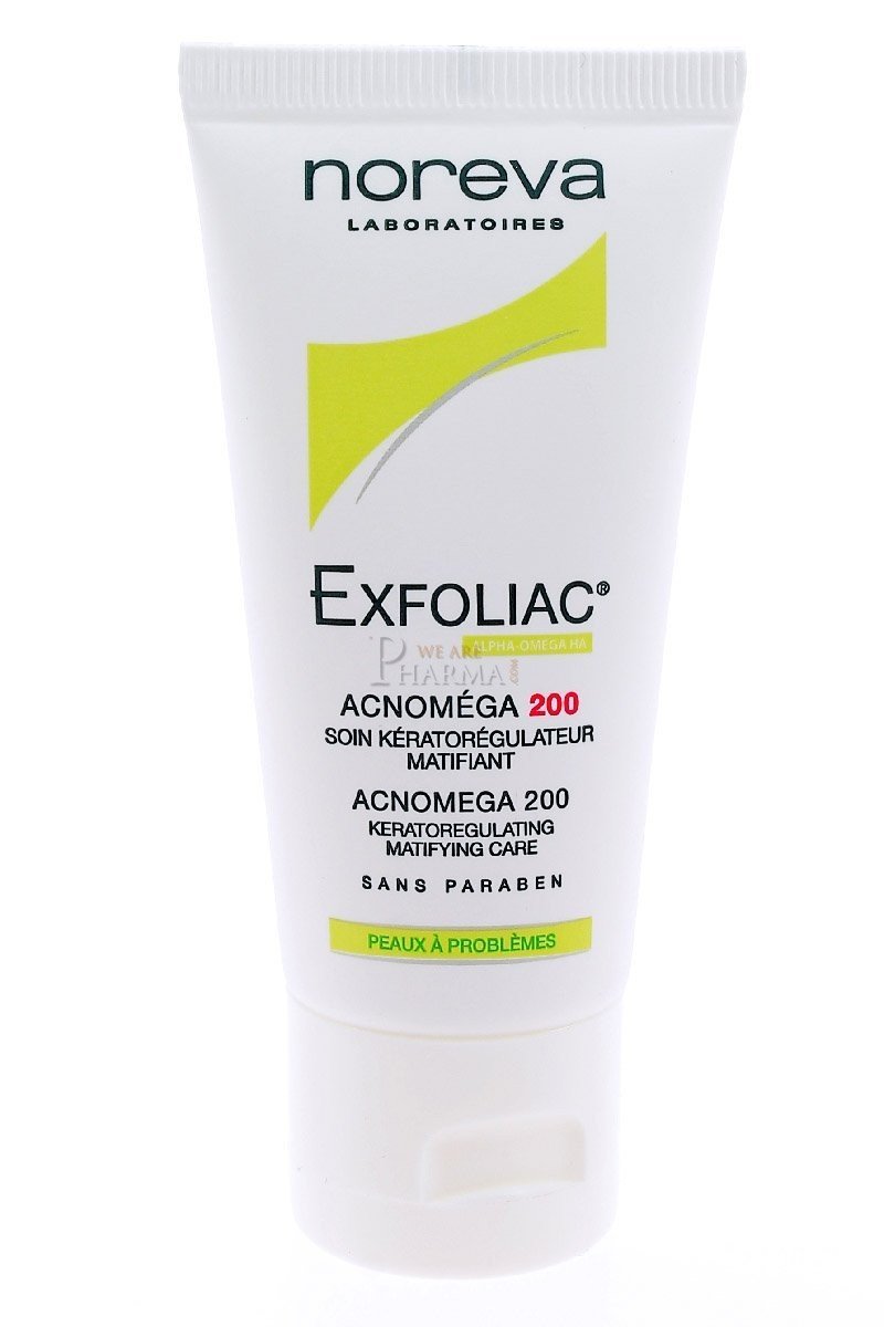 NOREVA EXFOLIAC ACNOMEGA 200 KERATOREGULATEUR MATIFIANT 30ML 1 noreva exfoliac acnomega keratoregulateur matifiant ml