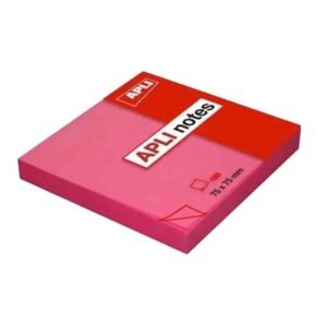notes autocollantes apli feuilles x rose brillant