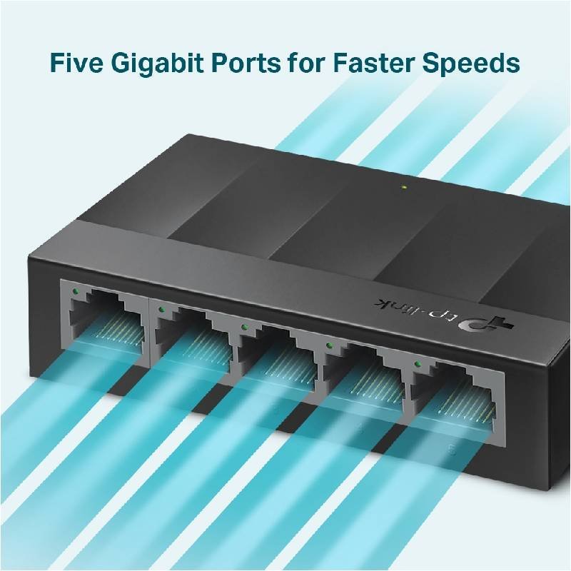 Switch TP-LINK LS-1005G 5 ports Gigabit 10/100 /1000 Mbps 2 nouveswitch tp link ls ports gigabit mbps au projet