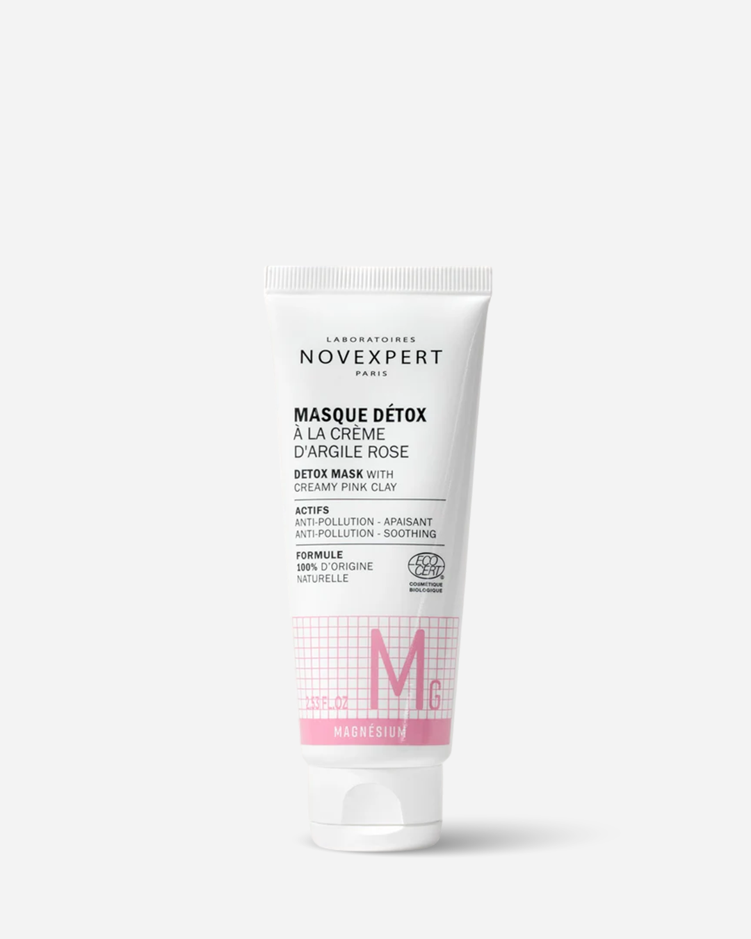 NOVEXPERT MASQUE DETOX A LA CREME D'ARGILE ROSE 75ML 1 novexpert masque detox a la creme d argile rose ml
