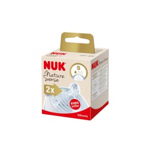 NUK 2 TETINES FOR NATURE 0-6M 3 nuk tetines for nature m