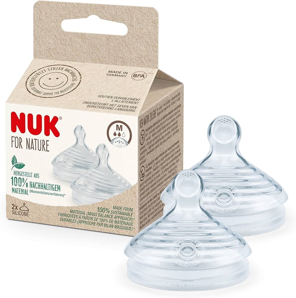 NUK 2 TETINES FOR NATURE 0-6M 1 nuk tetines for nature m