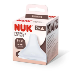 nuk perfect match tetine en silicone souple taille m m
