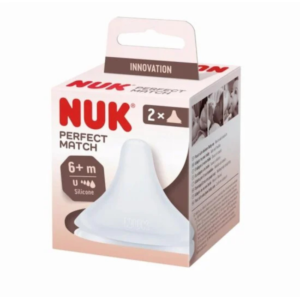 nuk perfect match tetine en silicone souple taille universelle m