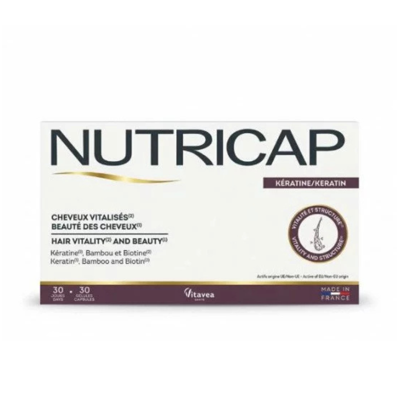NUTRICAP KERATINE 30 GELULES 1 nutricap keratine gelules