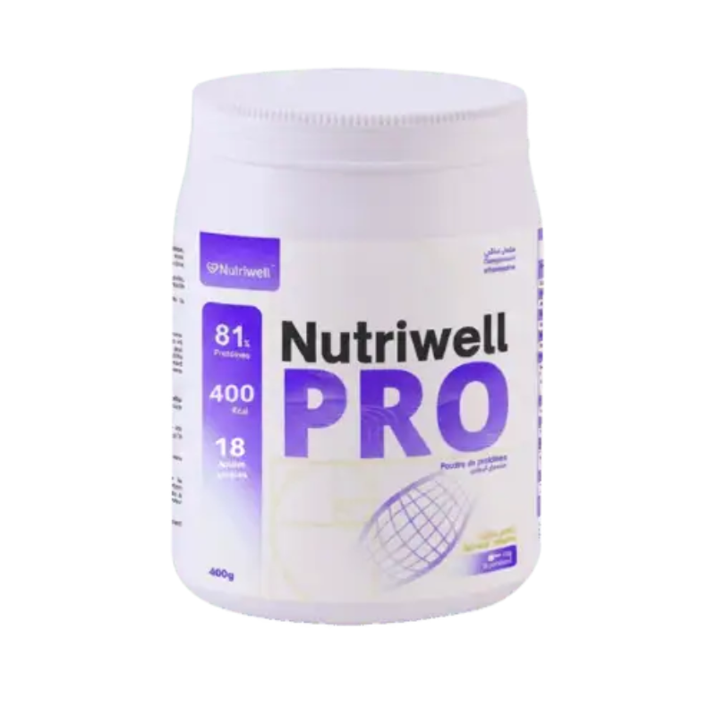 NUTRIWELL PRO POUDRE DE PROTEINES 400MG 1 nutriwell pro poudre de proteines mg