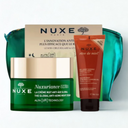 NUXE NUXURIANCE ULTRA CREME NUIT ANTI-AGE GLOBAL 50ML+GEL NETTOYANT REVE DE MIEL 100ML (OFFERT) 2 nuxe nuxuriance ultra creme nuit anti age global mlgel nettoyant reve de miel ml offert