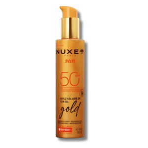 nuxe sun huile solaire or spf gold ml