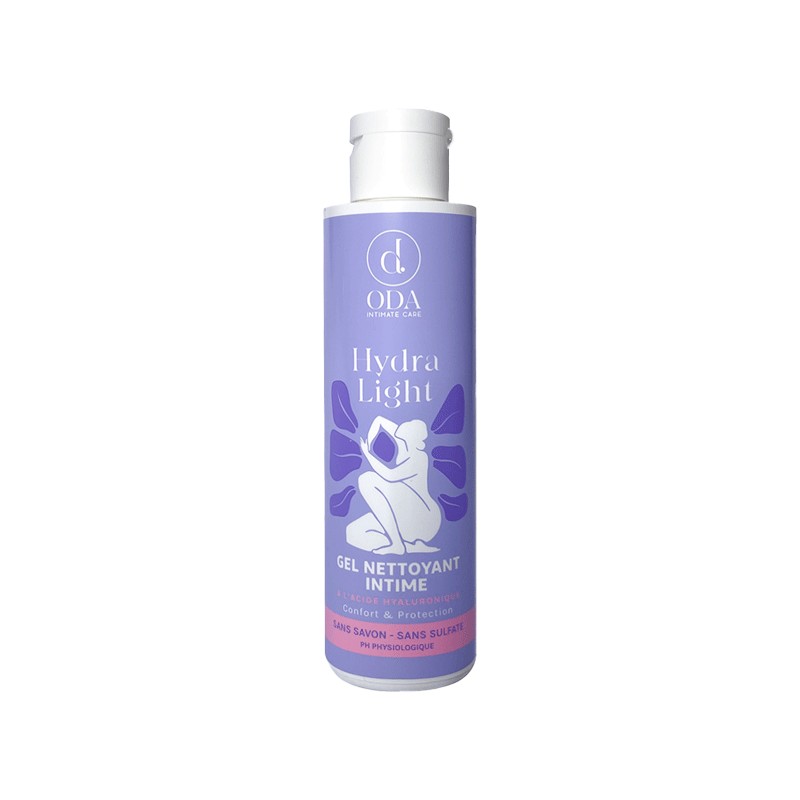 ODA HYDRA LIGHT GEL NETTOYANT INTIME A L'ACIDE HYALURONIQUE 150ML 1 oda hydra light gel nettoyant intime a l acide hyaluronique ml