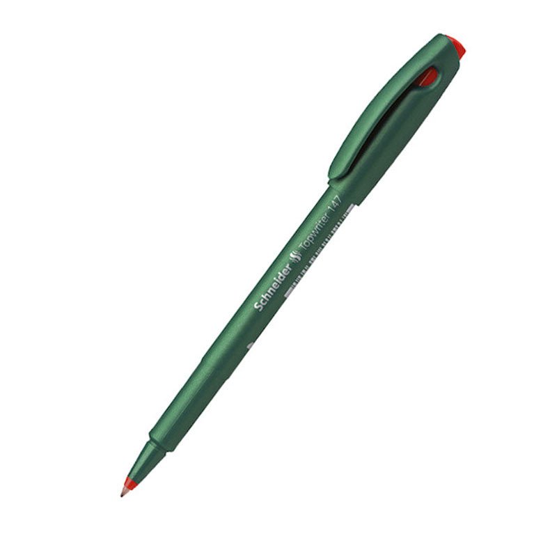 Stylos Fibre SCHNEIDER Topwriter 0.6 mm - Rouge 1 oko op