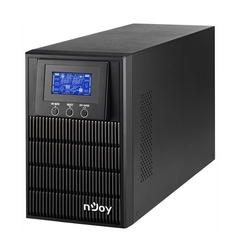 Onduleur NJOY Aten PRO 1000 On-line 1KVA / 900W 3 onduleur njoy aten pro on line kva w