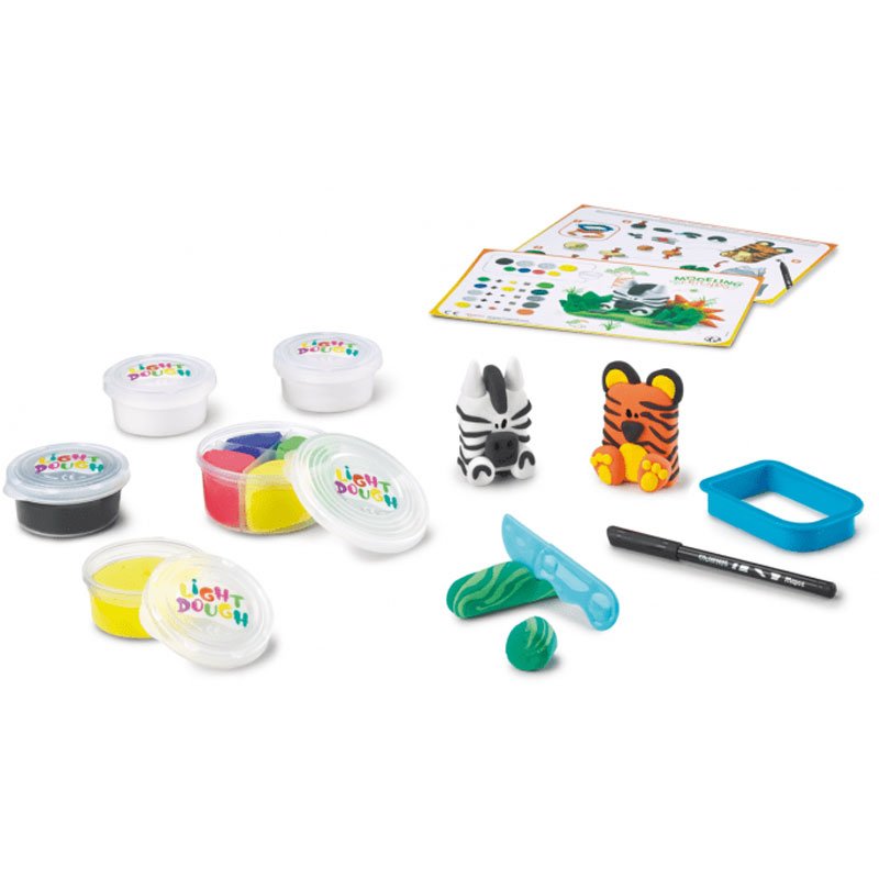 Ensemble créatif MAPED Modeling Friends Wild - Assortis 2 p tes a modeler sauvage modeling friends assortis
