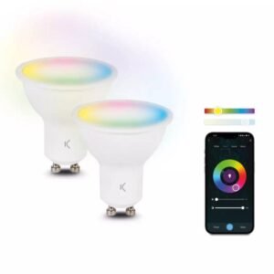 pack ampoules smart led ksix bxbulbgu blanc
