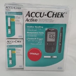 pack accu chek active appareil de mesure bandelettes