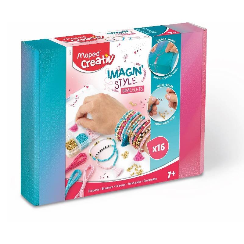 Pack Bracelets MAPED creativ imagin'style - Assortis 1 pack bracelets maped creativ imagin style assortis