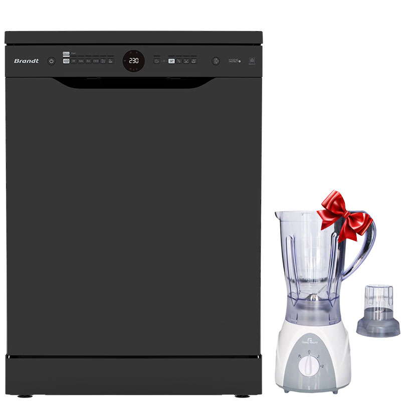 Lave Vaisselle BRANDT BDF41MB 14couverts - Noir 1 pack cuisine lave vaisselle brandt bdfmb blender galaxy