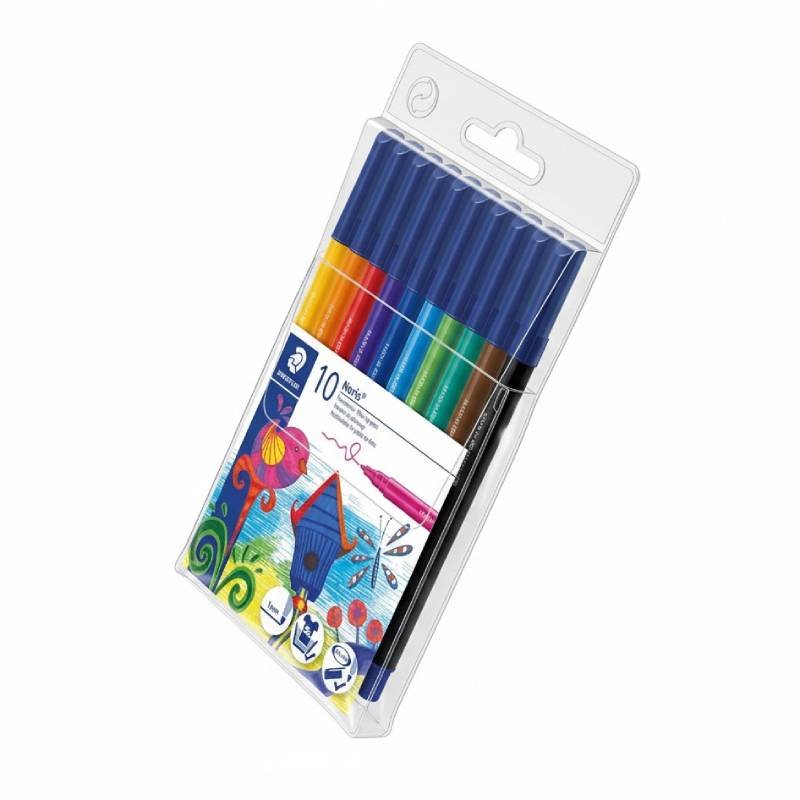 Pack de 10 Feutres de Coloriage STAEDTLER 326 WP10 2 pack de feutre de coloriage staedtler wp a