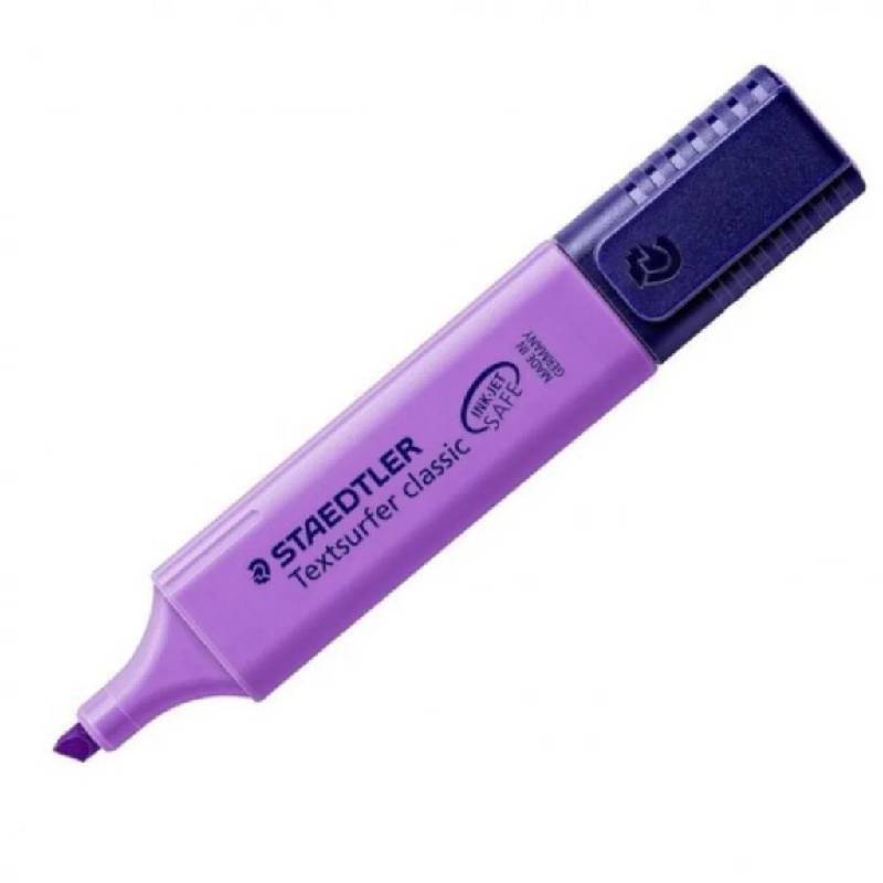 Pack de 10 Surligneurs STAEDLTER Textsurfer classic 364 - Violet 2 pack de surligneurs staedlter textsurfer classic violet