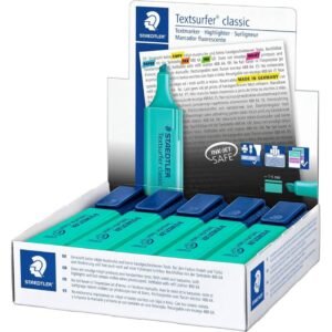 pack de surligneurs staedtler textsurfer classic turquoise
