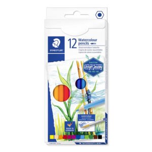 pack de crayons aquarellables de couleurs staedtler design journey