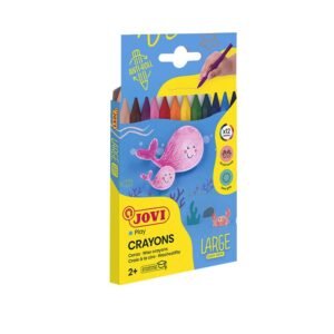 pack de crayons de cire jovi hexagonales