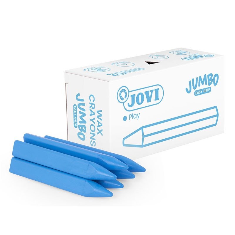 Pack de 12 Crayons de cire JOVI TRIWAX 3 pack de crayons de cire jovi triwax