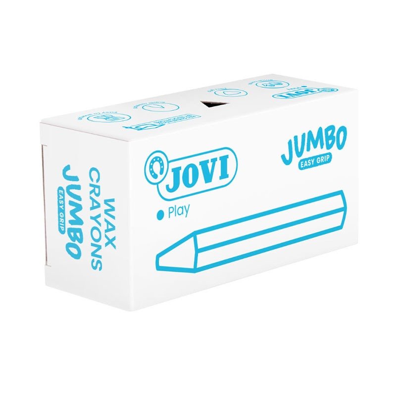 Pack de 12 Crayons de cire JOVI TRIWAX 1 pack de crayons de cire jovi triwax