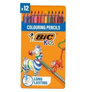 pack de crayons de coloriage bic evolution stripes t