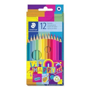 pack de crayons de couleur staedtler happy trend line