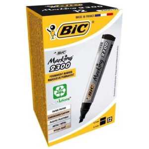 pack de marqueurs permanents bic marking noir