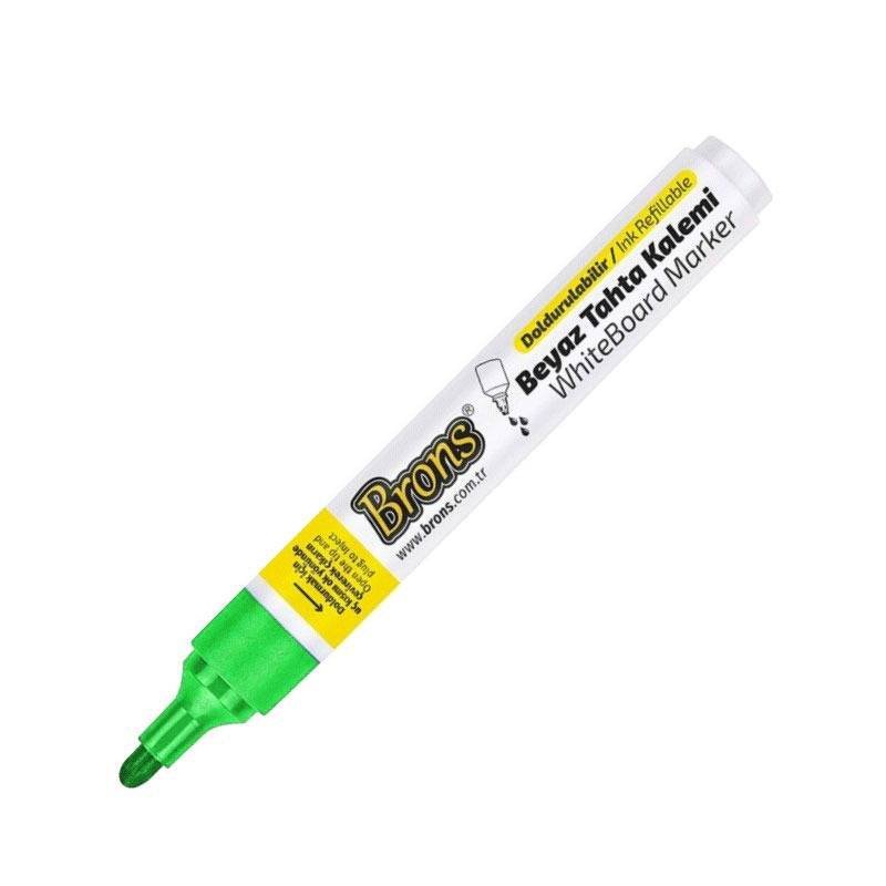 Pack de 12 Marqueurs Tableau BRONS Couleur Vert 2 pack de marqueurs tableau brons couleur vert