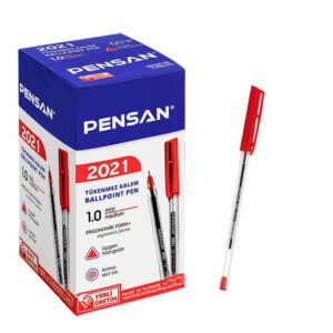 pack de stylos a bille pensan rouge