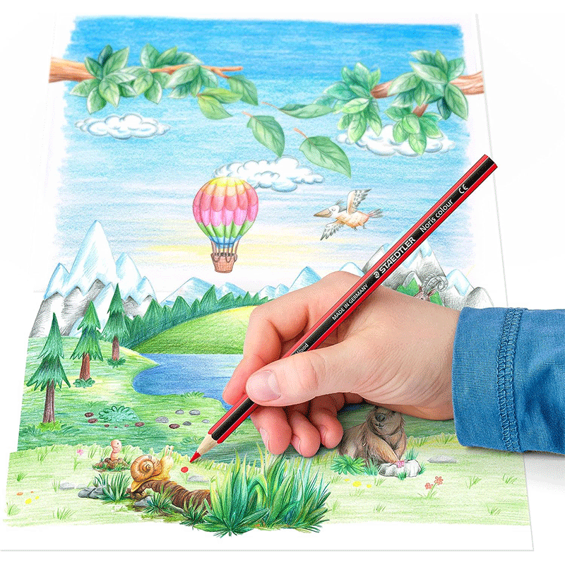 Pack de 24 Crayons STAEDTLER Noris 185 couleur 4 pack de crayons de couleur staedtler noris couleur