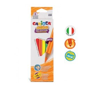 pack de crayon de couleur carioca neon maxi