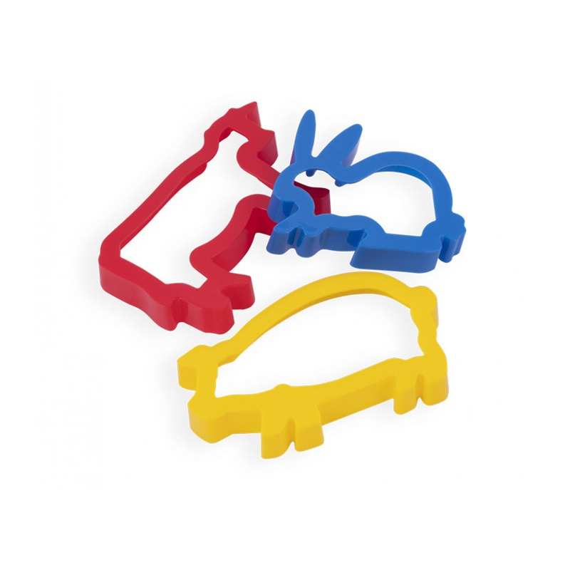 Pack de 6 Emporte-pièces animaux de la ferme JOVI Pour modelage 3 pack de emporte pieces animaux de la ferme jovi pour modelage