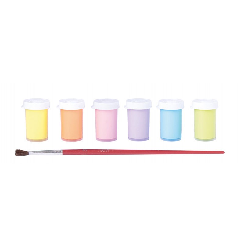 Pack de 6 Pots Gouache JOVI 15 ML - Pastel 3 pack de pots gouache jovi ml pastel