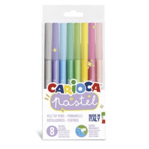 pack de feutres de coloriage carioca pastels