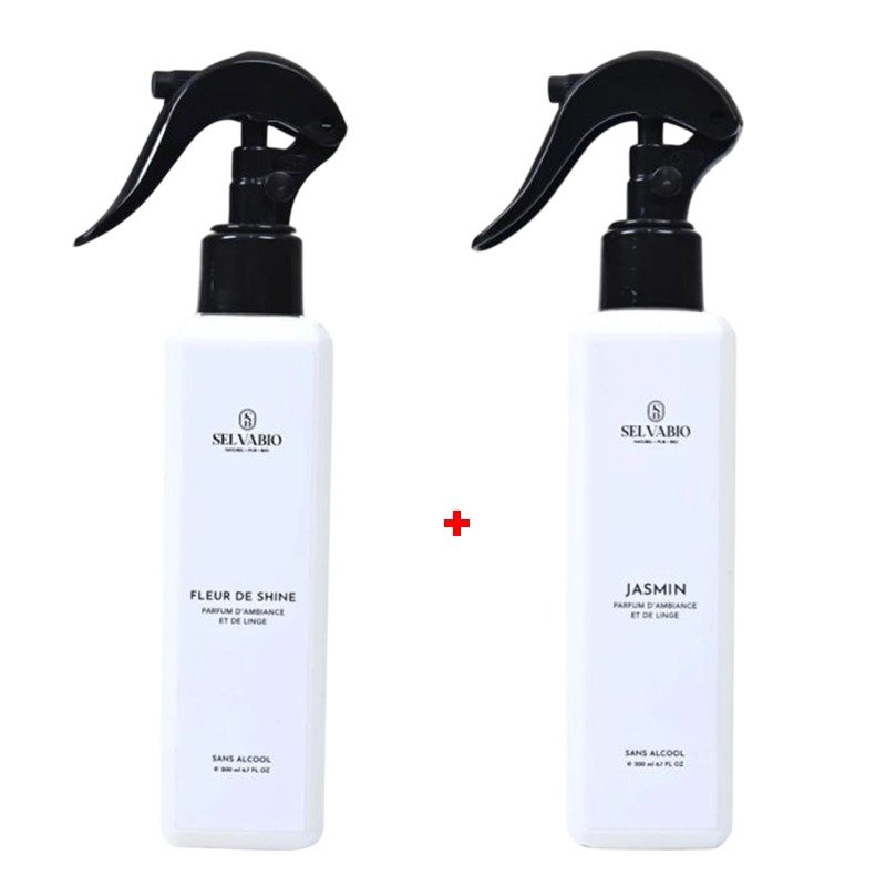 Pack Diffuseurs SELVABIO Fleur De Shine & Jasmin - 400ml 1 pack diffuseurs selvabio fleur de shine jasmin ml