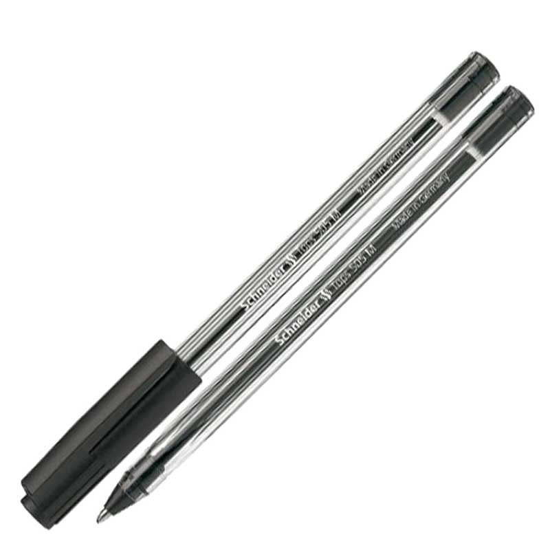 Pack de 50 Stylos à Bille Schneider Tops 505 M - Noir 2 pack